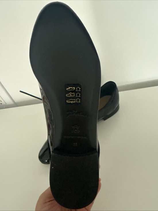 Longchamp Black Patent Leather Derby Shoes main image 5